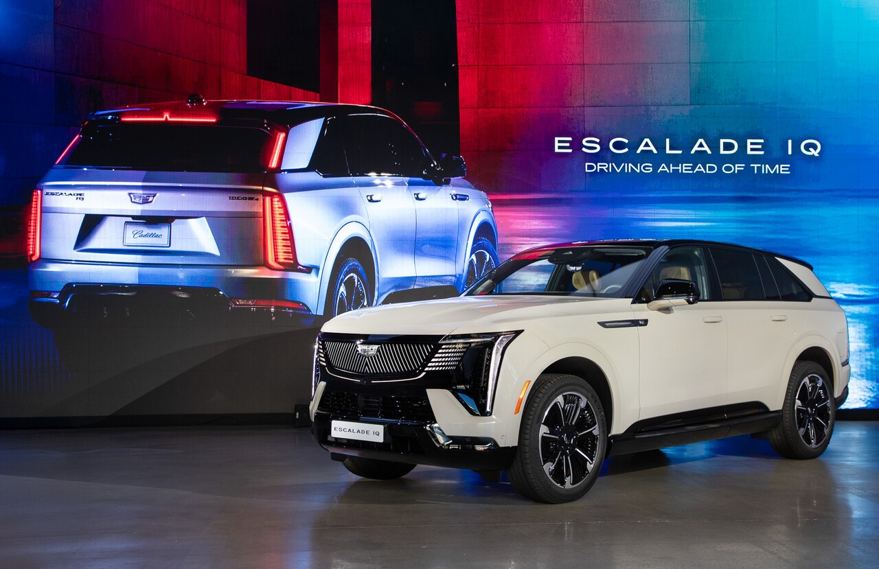 풀사이즈 전기 SUV 캐딜락 에스컬레이드 IQ가 국내 출시됐다. 사진=캐딜락코리아